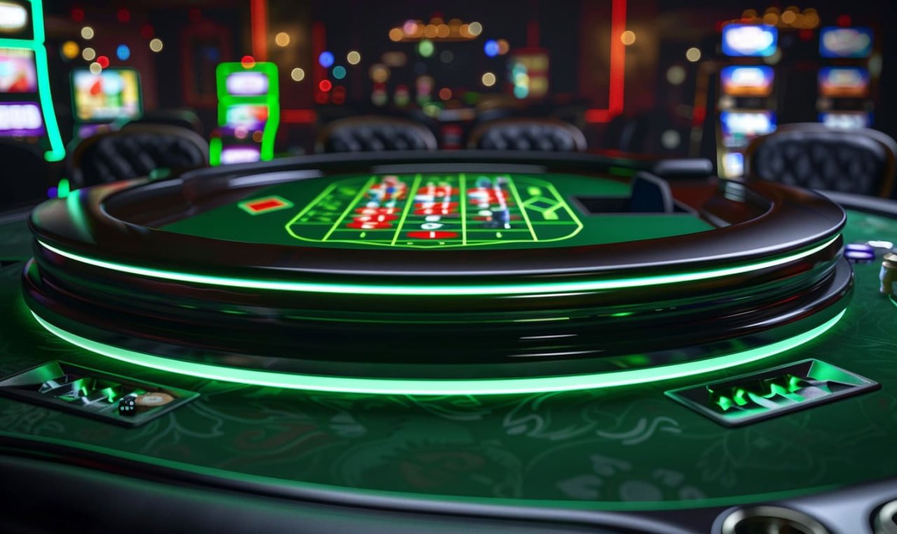 Roulette spin wheel casino game ကစားနေသောပုံ